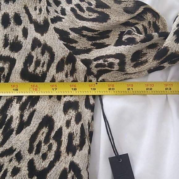 NEW Joe's Jeans Dandy Woven Leopard Blouse - Picture 10 of 12